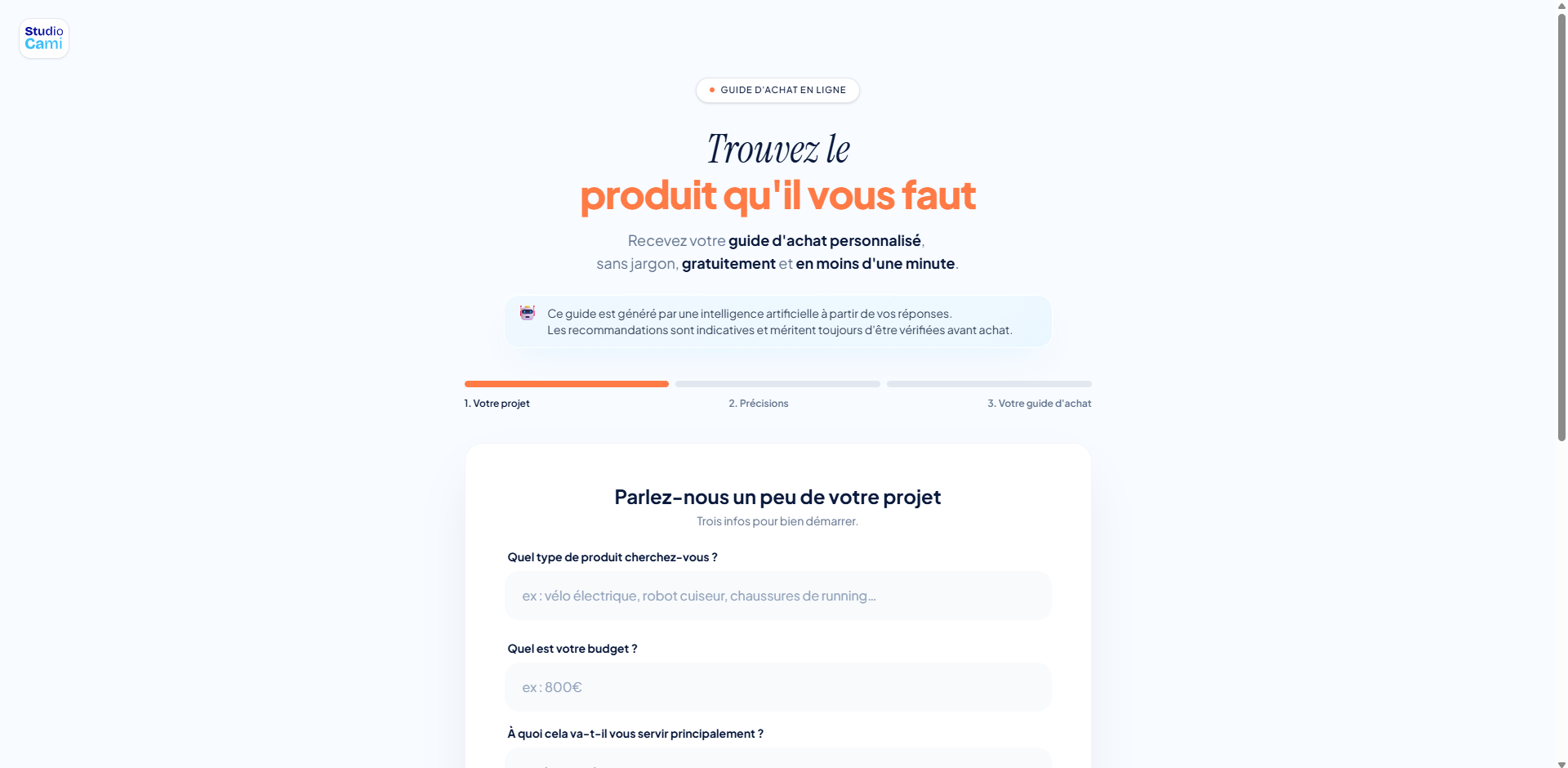 Portfolio - Outils IA 1