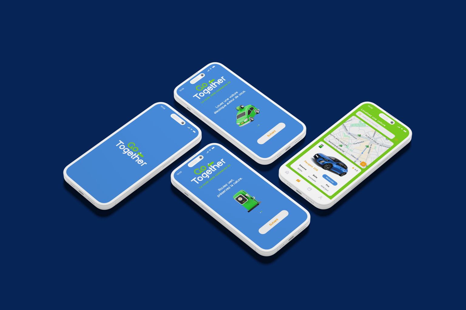 Projet GOTOGETHER - Mockup app 1