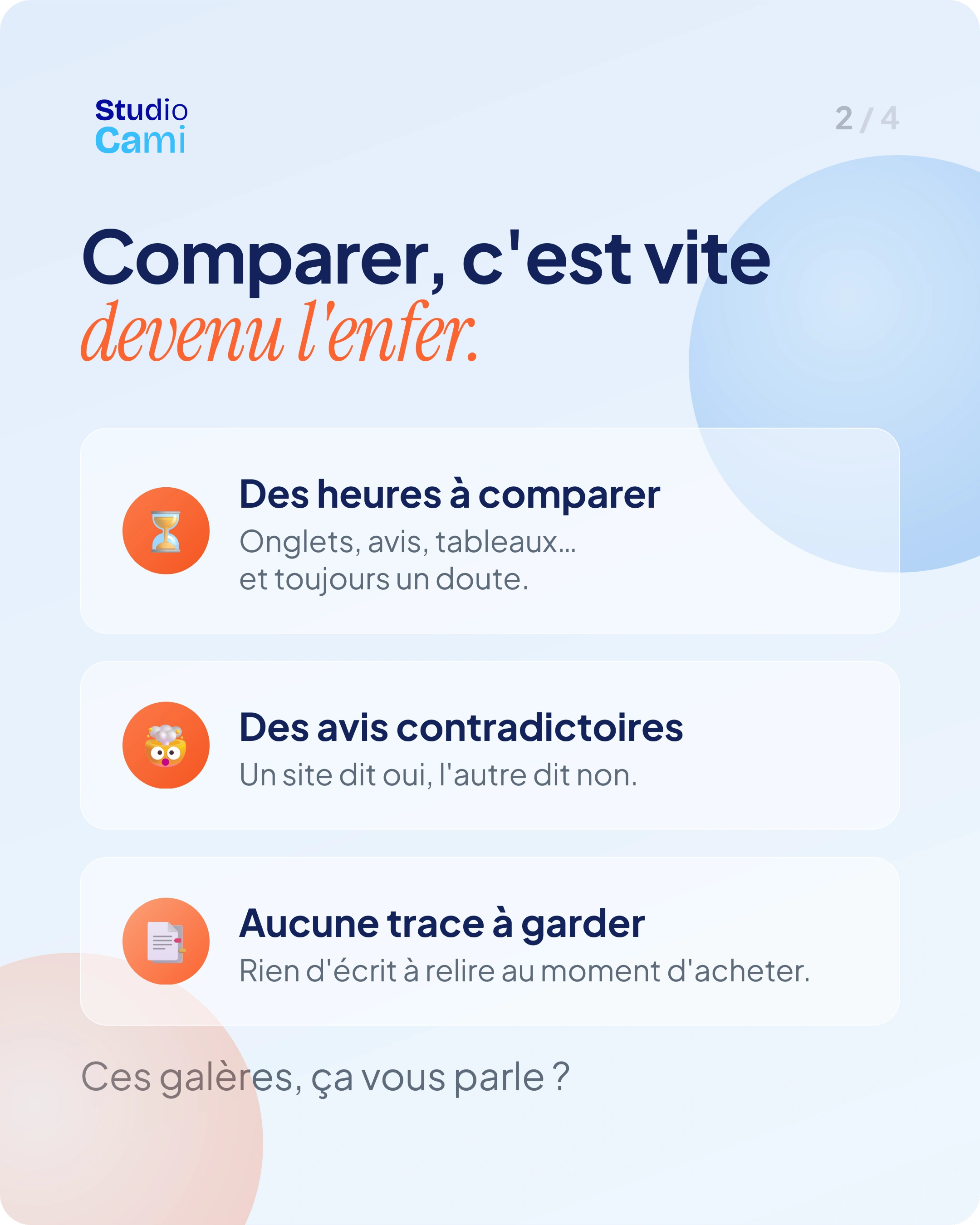 Studio Cami IA - Guide d'achat - Carrousel - Slide 2 sur 4